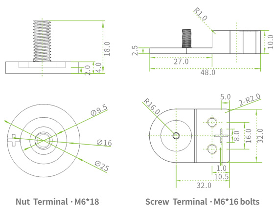 LiFePO4 Deep Cycle Batterie Terminal