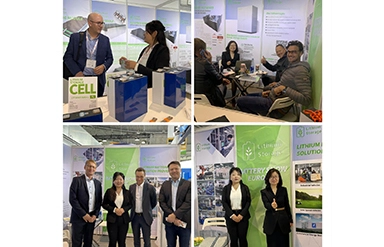 Lithium-Speicher auf Battery Show Europe 2023 in Stuttgart besucht
